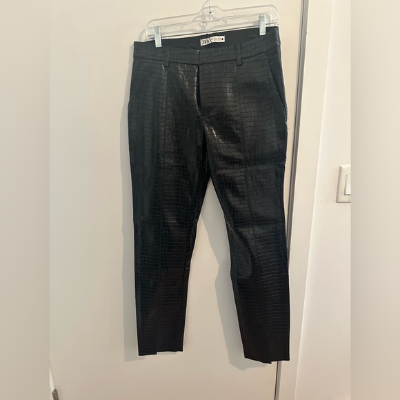 Croc Embossed pants with croc-effect - Picture 1 of 7